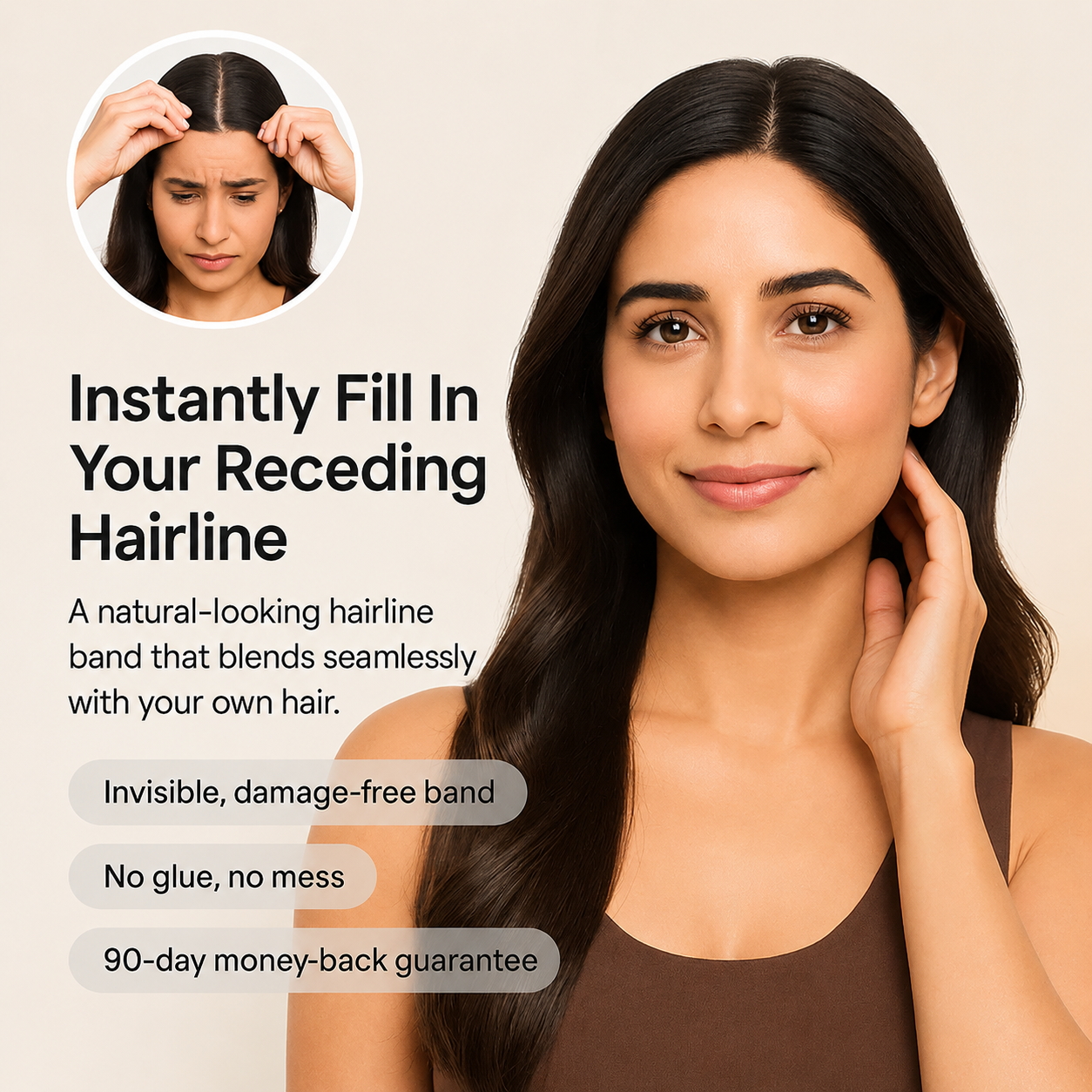 💖Instantly Fix Your Hairline — No One Will Ever Know💖