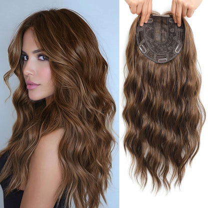 💎 Final Hours –💝2026 New Lightweight & Breathable Wavy Hair Topper