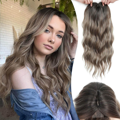 💎 Final Hours –💝2026 New Lightweight & Breathable Wavy Hair Topper