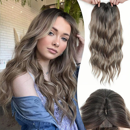 💎 Final Hours –💝2026 New Lightweight & Breathable Wavy Hair Topper