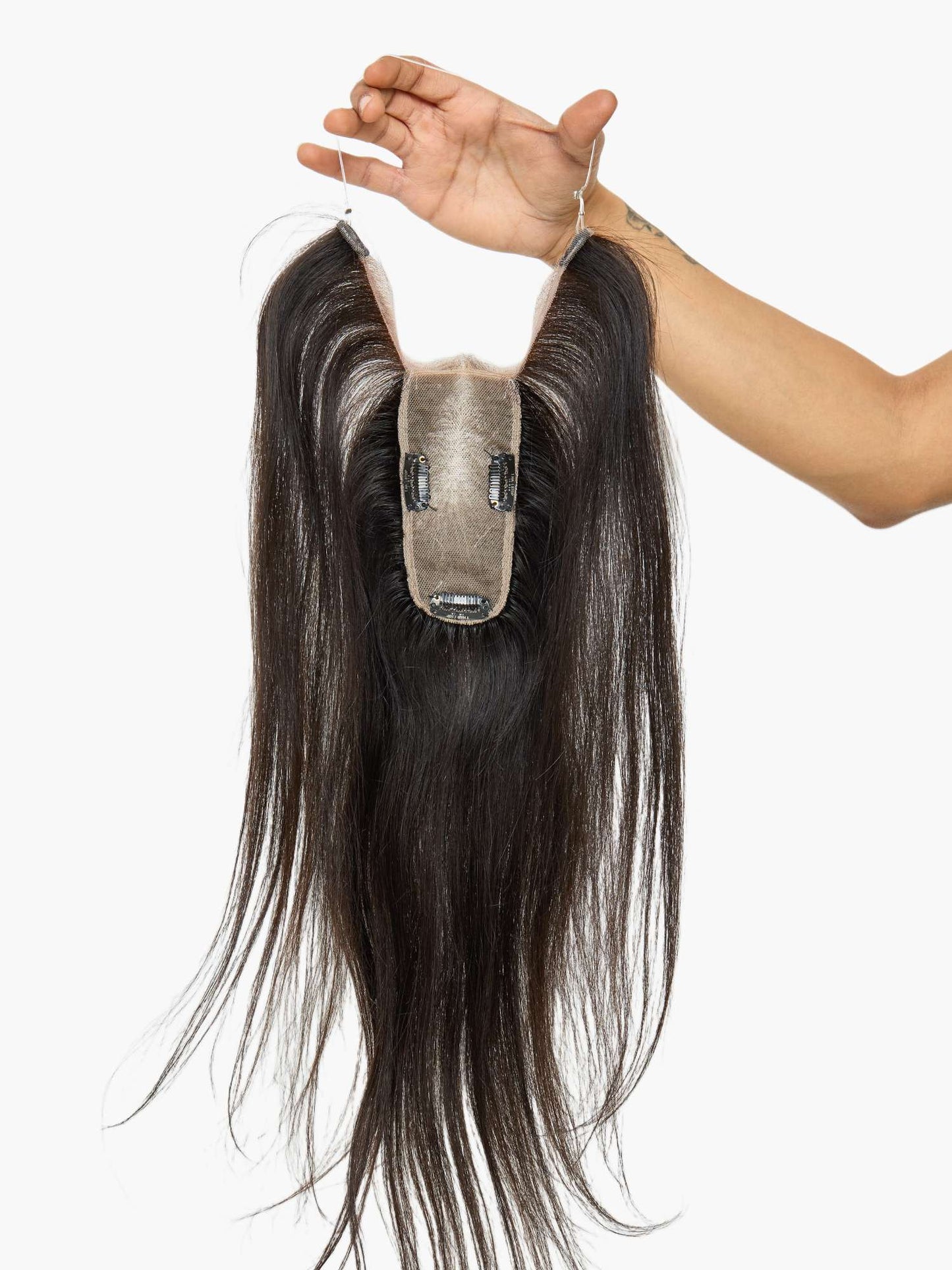 Receding Hairline - Hybrid Topper (Wavy)