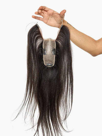 Receding Hairline - Hybrid Topper (Wavy)