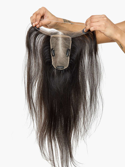 Receding Hairline - Hybrid Topper (Wavy)
