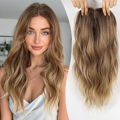💎 Final Hours –💝2026 New Lightweight & Breathable Wavy Hair Topper