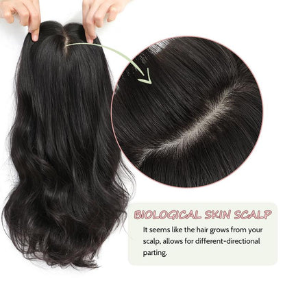 💎 Final Hours –💝2026 New Lightweight & Breathable Wavy Hair Topper